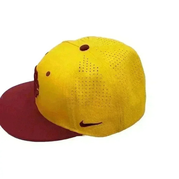 USC Trojans Nike True Baseball Hat Size 7 Fitted Dri-Fit SC Logo Swoosh Unworn - Picture 5 of 10